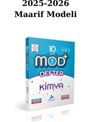 Paraf Yayınları Paraf 10. Sınıf Kimya Mod Defter 2025/26 Maarif Modeli