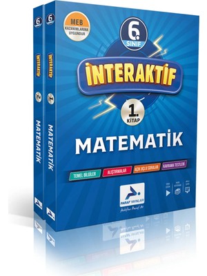 Paraf Yayınları Paraf 6. Sınıf Interaktif Matematik Etkinlikli Soru Bankası 2025