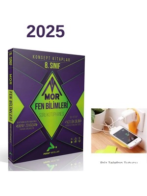 Paraf Yayınları Mor 8. Sınıf Fen Bilimleri Soru Kütüphanesi 2025 (Orta Üst Zor Seviye)