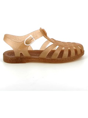 Meduse Sunmif Mat Crepe Paillete Kadın Sandalet