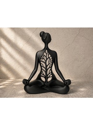 2'li Set Modern Kedi Biblo, Minimalist Kedi Çifti 12X13 cm 2 Renkli Dekorasyon Dekoratif Kedi Figürü