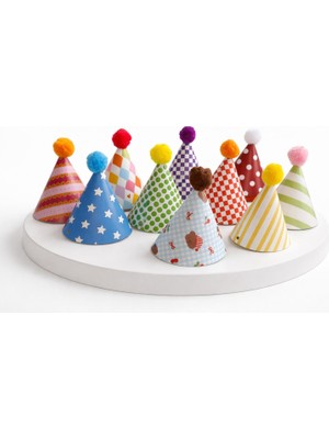 Minia Doğum Günü-Parti Oyuncak Şapkası 10 cm x 5 Adet