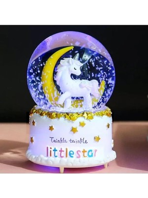 Nesever Store Kar Küresi Karışık Renkler Unicorn