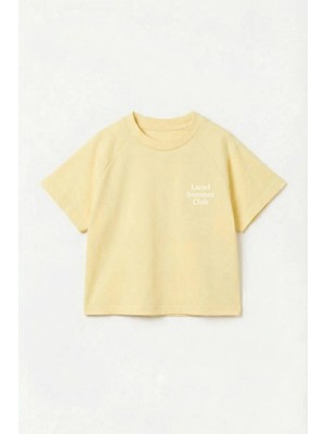 La'ciel Paris Unisex Oversize Önarka Baskılıtshirt