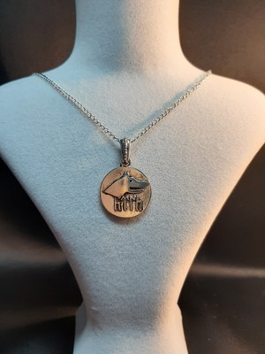 Mryart Türk Kurt Detaylı Çelik Kolye Unisex