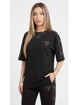 Shine & Style Marka Muadil Taşlı Takım Siyah