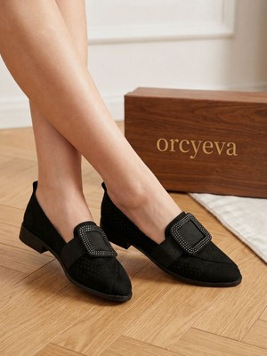 Orceyva Casual Süet Fantazi Babet