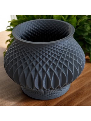 Generic Geometrik Vazo - Parametric 3D Vase With Geometric Structure
