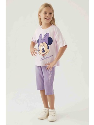 Dream Fashion Minnie Mouse Kız Çocuk Kapri Takım