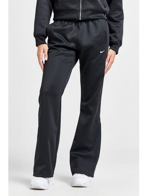 Nike Windrunner Mr Poly Knit Dar Kesim Siyah Kadın Eşofman Altı