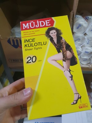 Müjde 57 Ten 1 Ince Külotlu Çorap 6'li Avantaj Paketi