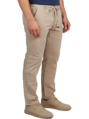 Twister Jeans Twister Crespo 680 Bej Rahat Kesim Normal Bel Dar Paça Erkek Kanvas Pantolon