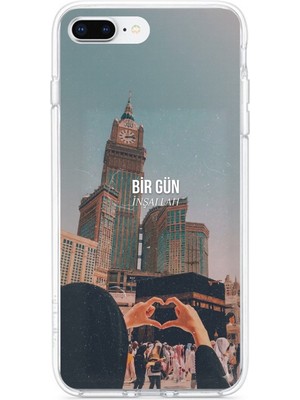 TechTree iPhone 7 Plus-8 Plus Uyumlu Kabe Sevdası Baskılı Silikon Kılıf