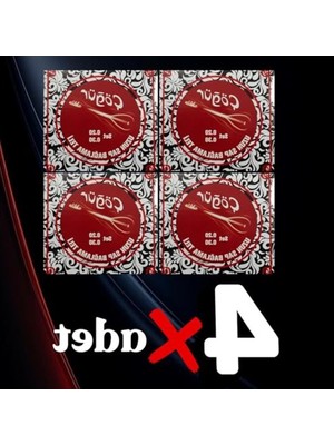 Aesco Çöğür Uzun Sap Bağlama Saz Teli 0.20 4 Adet Tam Takım Tel + Her Takım Tel Için 2 Tezene (4 Adet Takım Tel 8 Tezeneli Paket)