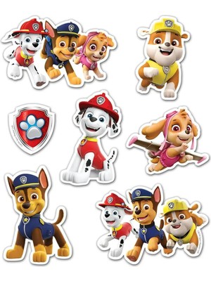 Bsb Paw Patrol Sticker Telefon Laptop Notebook Tablet Defter Matara Stiker Etiket ST730