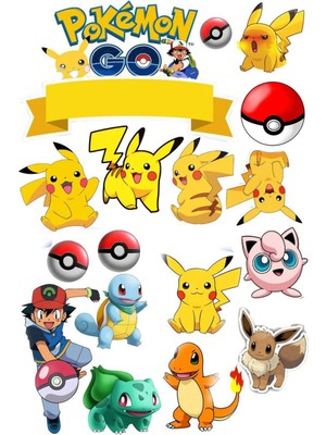 Bsb Pokemon Sticker Telefon Laptop Notebook Tablet Defter Matara Stiker Etiket ST660