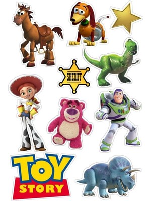 Bsb Toy Story Sticker Set Renkli Telefon Laptop Notebook Tablet Defter Matara Etiket ST545