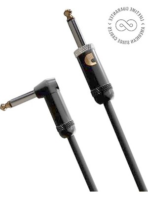 Aesco Planet Waves  High End "american Stage" Gitar Kablosu | En Sevilen Aksesuarların En Yüksek Kalitesi | Pw-Amsg-10 | 3 Metre | 1 Açılı Fiş