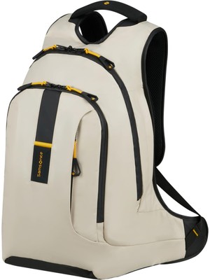 Samsonite Paradiver Light - Dizüstü Bilgisayar Sırt Çantası L+ 15,6", Iş ve Seyahat Sırt Çantası, Okul ve Ofis, Su Geçirmez, 48 Cm, 24 L, Bej (Kum)