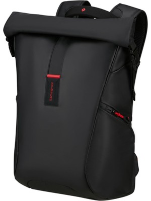 Samsonite Paradiver Light - Genişletilebilir Katlanır Dizüstü Bilgisayar Sırt Çantası 17,3 Inç, 49 Cm, 25/35 L, Siyah