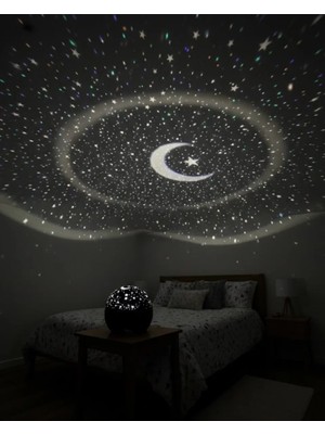 Nevamel® Fişli Yıldız Projektör Gece Lambası Müzikli
