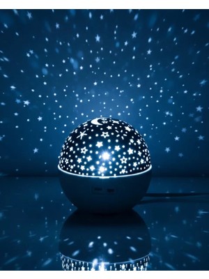 Nevamel® Çocuk ve Yetişkinler Için Yıldız Projektör Gece Işığı