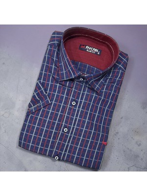 Eren Style Linen Keten Klasik %100 Cotton Kısa Kollu Terletmeyen Gömlek
