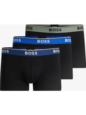 Boss Trunk 3p Power Erkek Siyah Boxer