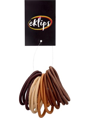 5 Adet Eklips Kahverengi Lastik Toka 15'li