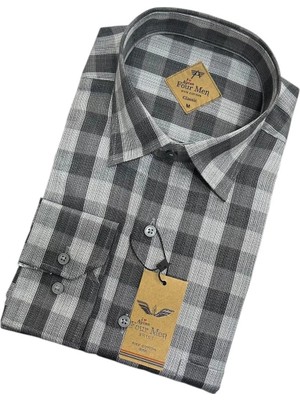 Eren Style Linen Keten Klasik %100 Cotton Uzun Kollu Terletmeyen Gömlek