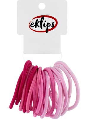 3 Adet Eklips Pembe Lastik Toka 15'li