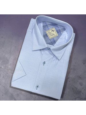 Eren Style Linen Keten Klasik %100 Cotton Kısa Kollu Terletmeyen Gömlek