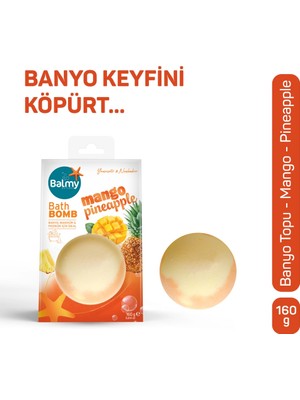 2 Adet Balmy Banyo Topu Mango Ananas 160 gr