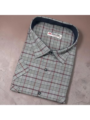 Eren Style Linen Keten Klasik %100 Cotton Kısa Kollu Terletmeyen Gömlek