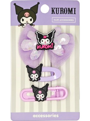 2 Adet Kuromi Lisanslı Çocuk Toka UKB-K010