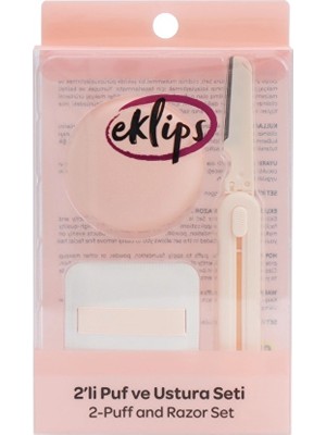 3 Adet Eklips 2'li Puf ve Ustura Seti