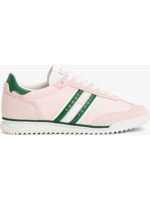 Tommy Hilfiger Retro Runner Cleated Kadın Pembe Sneaker