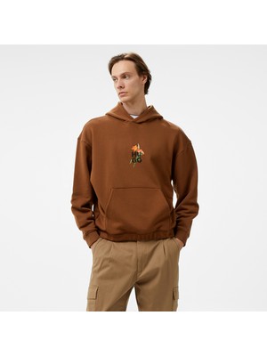 Hugo Diblossomy Erkek Kahverengi Sweatshirt