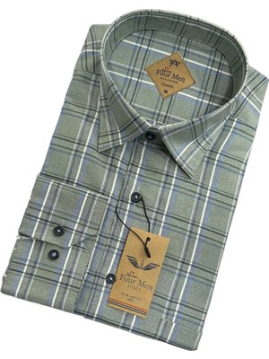 Eren Style Linen Keten Klasik %100 Cotton Uzun Kollu Terletmeyen Gömlek