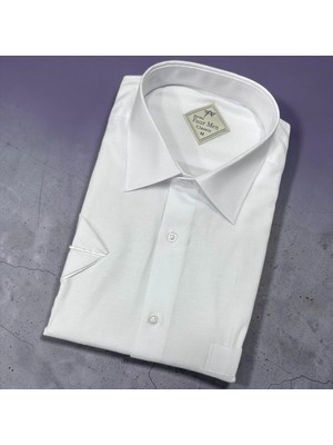 Eren Style Linen Keten Klasik %100 Cotton Kısa Kollu Terletmeyen Gömlek
