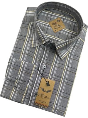 Eren Style Linen Keten Klasik %100 Cotton Uzun Kollu Terletmeyen Gömlek