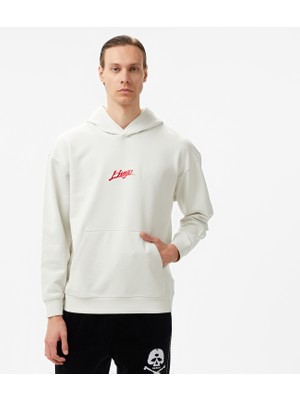 Hugo Dlogolong Erkek Beyaz Sweatshirt