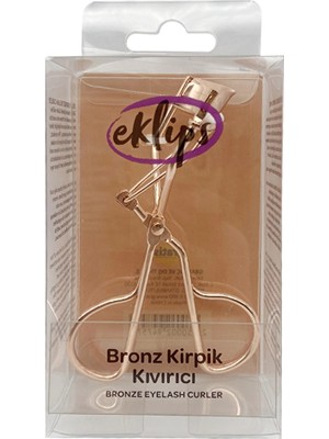 2 Adet Eklips Bronz Kirpik Kıvırıcı