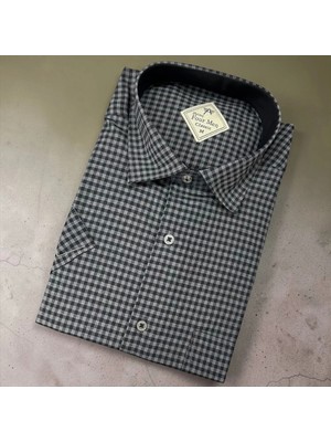 Eren Style Linen Keten Klasik %100 Cotton Kısa Kollu Terletmeyen Gömlek