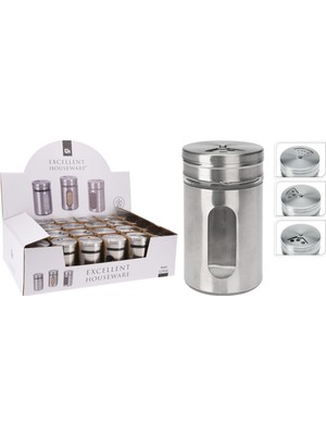Koopman Metal Kaplı Cam Baharatlık 94 ml 5 Adet