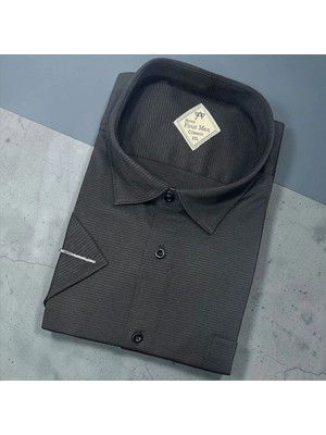 Eren Style Linen Keten Klasik %100 Cotton Kısa Kollu Terletmeyen Gömlek
