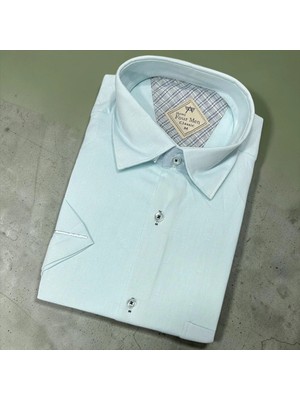 Eren Style Linen Keten Klasik %100 Cotton Kısa Kollu Terletmeyen Gömlek