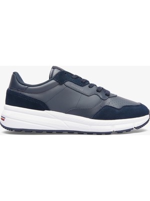 Tommy Hilfiger Erkek Mavi Sneaker