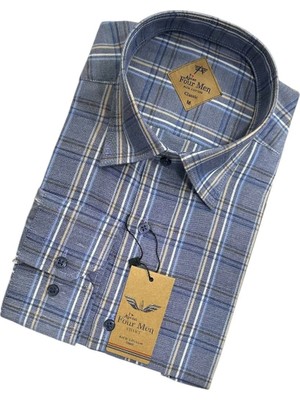 Eren Style Linen Keten Klasik %100 Cotton Uzun Kollu Terletmeyen Gömlek