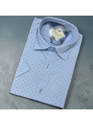 Eren Style Linen Keten Klasik %100 Cotton Kısa Kollu Terletmeyen Gömlek